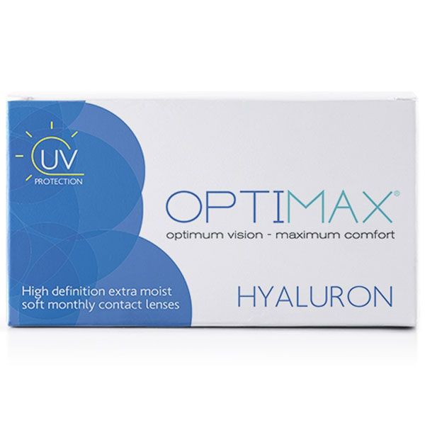 OPTIMAX HYALURON Μηνιαίοι Φακοί επαφής ΜΥΩΠΙΑΣ-ΥΠΕΡΜΕΤΡΩΠΙΑΣ  3τεμ